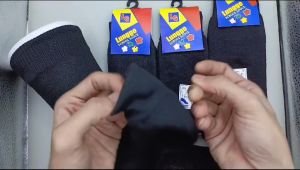 Isi 12 Pasang Kaos Kaki Hitam Polos Barang PE