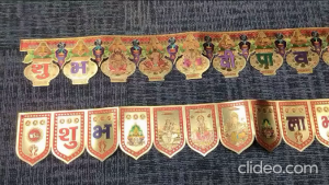 Traditional Handmade Toran Set for Door Decoartion | Home Decoration | Diwali & Festivel Decor (Pack of 1 pc | Size - 32 inches)