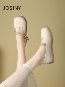 Josiny | Soft Sole Slip-On Flat Shoes Round Toe Summer Wear New Design