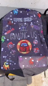 Among Us Spaceman Backpack Students Travel Bag Bookbag Shoulderbag School bag For Kids Girl Boys