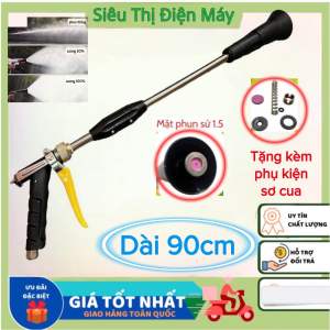 Súng Xịt Loa Kèn Đen Mặt Sứ Cao Cấp Dùng Tưới Cây Phun Sương Rửa Xe Phun Thuốc Hàng Loại 1 Siêu Bền