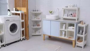 IKEAA ชั้นวางของในห้องน้ำ ชั้นวางของบนโต๊ะ ชั้นวางของในครัว ชั้นวางอเนกประสงค์ 2ชั้น 3ชั้น 4ชั้น 5ชั้น