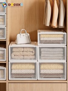 POSHU | Drawertype Large Capacity Transparent Home Storage Box