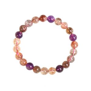 Natural Super Seven Crystal Bracelet