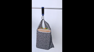 2PCS Universal Stroller Hooks with Hook & Loop Fastener PU Leather Shopping Cart/Bag Hanger Travel Must-Have for Baby