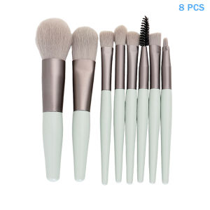 【B】8/13PCS Makeup Brushes Fluffy Cosmetic Foundation Powder Eyeshadow Kabuki Make Up Brush Makeup Beauty Tool