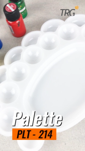 TRG Palet Tempat Alas Lukis Cat Air Akrilik Poster PLT-214 - Watercolor Acrylic Paint Palette TRG