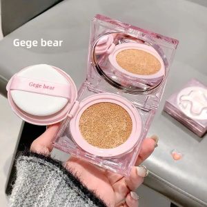 Kem Nền Dạng Cushion Gege Bear Hai Lớp Siêu Thoáng Khí Nhẹ Như Không Lớp Nền Tự Điều Chỉnh Bền Màu 12 Giờ Tạo Hiệu Ứng Tự Nhiên.