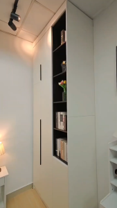 F&F: Chennai Wooden Wardrobe /almari baju/260CM Extra Height Moden Wardrobe