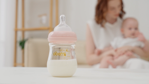 Oberni 150ML Glass Feeding Bottle And Anti-Choking Wide Neck Nursing Newborn Baby Bottle 0 3 Months