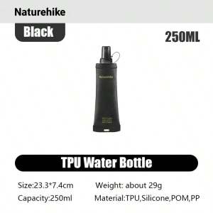 NatureHike | Naturehike Folding Water Bottle Food-Grade TPU Soft Water Bottle For Quick Hydration Camping Hiking Backpacking Running Portable