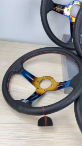 Nardi Stir Racing Mobil Kulit Burntip Blue Titanium Celong Universal