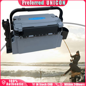 Portable Fishing Gear Lure Seating Box Hard Multifunction Organizer for Lure rod Bait box Cup holder