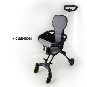 Beige baby Stroller Cabin Lightweight NewBorn Two Way Stroller 4 wheels Foldable stroller Baby Gear Strollers Kids Stroller