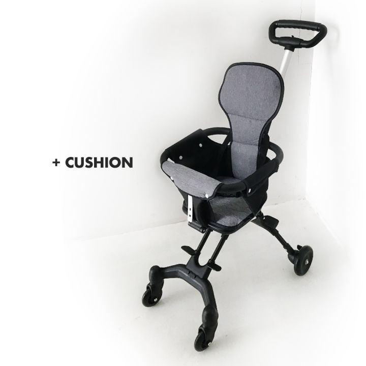 Beige Mall Stroller baby Cabin Lightweight NewBorn Two Way Stroller 4