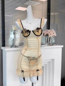 BABY FACE เดรสสั้น ชุดนอนเซ็กซี่ ชุดนอนเดรส👗 เว้าหลังเปิดอก BF-1207