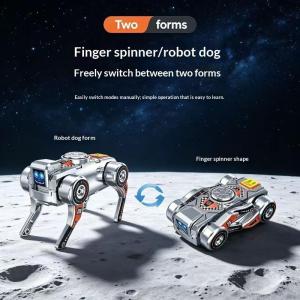 Robot Chó Biến Hình Sáng Tạo Fidget Gyro 360 ° Đồ Chơi Xoay Di Động Giúp Giảm Lo Âu Thích Hợp Làm Quà Sinh Nhật Cho Trẻ Em Và Người Lớn