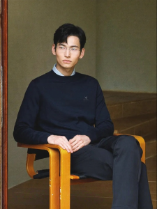 Machine Washable Easy Care Mens Long Sleeve Knitted Sweater