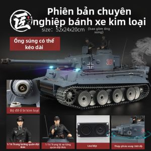 TANKZHANG | Xe tăng kim loại điều khiển từ xa 1/16