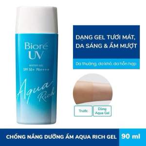 KEM CHỐNG NẮNG MÀNG NƯỚC DƯỠNG ẨM BIORÉ UV AQUA RICH hàng nội địa nhật - HX2245