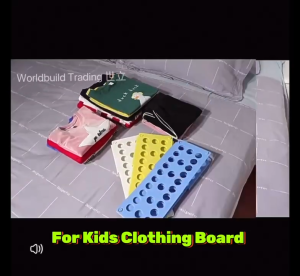 Clothes Folding Board for Kids & Adults Quick Folder Storage Organizer Tool for Shirts Pants Laundry Accessory