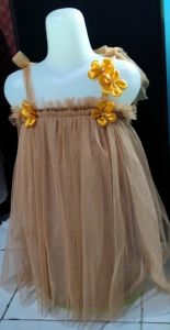 dress anak viral...gaun pesta anak (baju baru)