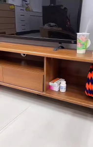 **Free Same Day Installation** TV Console Cabinet Solid Wood Floor Standing 6ft/5ft