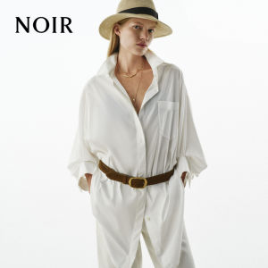 MO&Co. | Neutral Loose Italian Craftsmanship Shirt