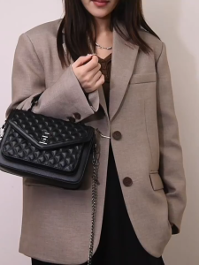 Women’s Quilted Sling Bag – Stylish Crossbody Handbag TXN