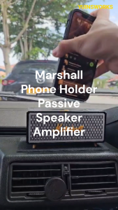 MARSHALL Passive Speaker Phone Holder With Amplifier 3D