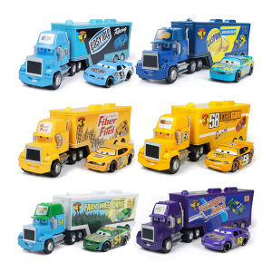 Takara Tomy | Pixar Cars Truck Model Car 1/55 Die Casting Container Trucks Cruze Ramirez Racing Toy Birthday Gifts Kids Toys Collectibles