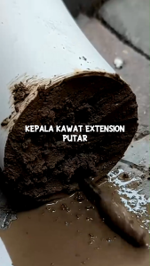 Alat Pembersih Pipa Mampet Kepala Kawat Baja Model Rantai Putar Perontok Kotoran Untuk Saluran Air WC Dapur Peralon
