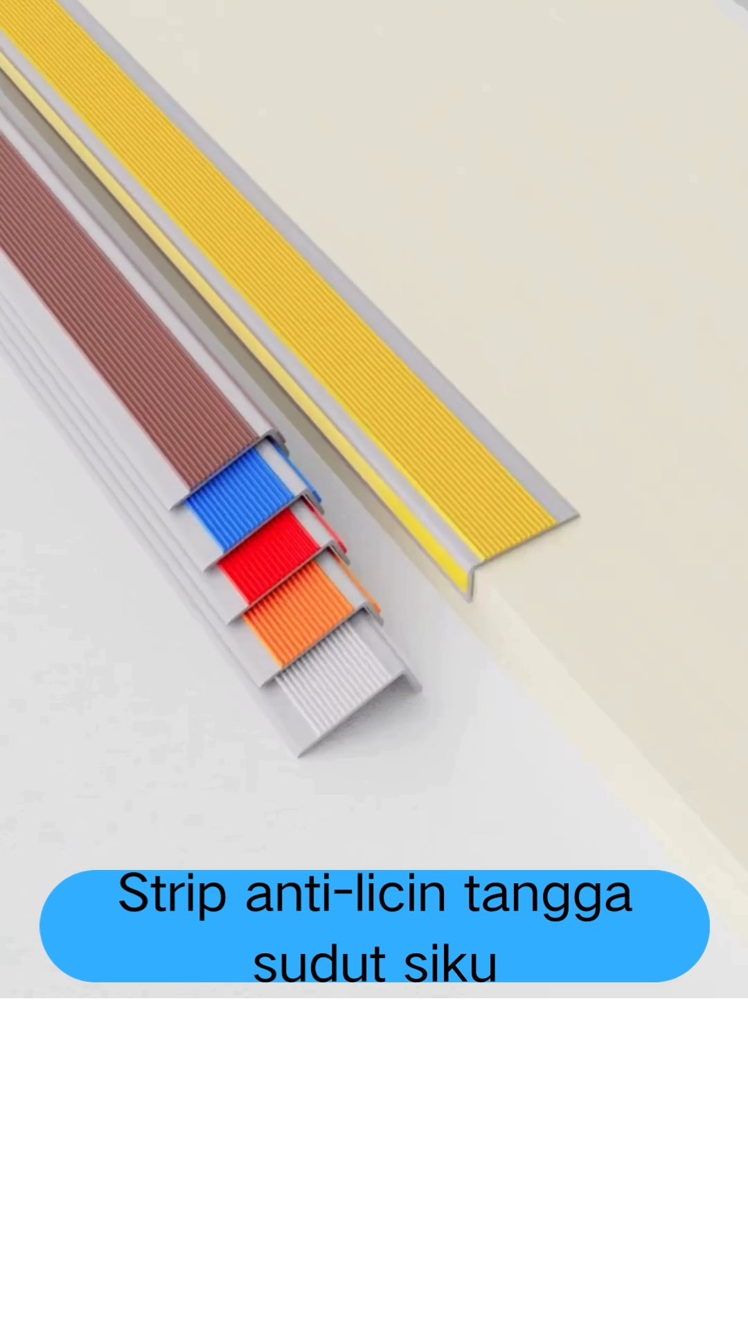 【Pengiriman dalam 24 Jam】Strip anti selip tangga alas anti selip anak tangga pelindung sudut tangga anti selip untuk musim dingin di luar ruangan