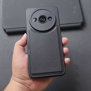 Softcase Leather Pro Macaron Black Redmi A3