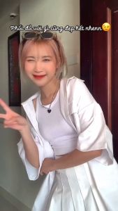 Áo ba lỗ nữ áo croptop sát nách nữ kiểu ôm body tank top vải cotton co giãn tốt mặc đi chơi đi biển