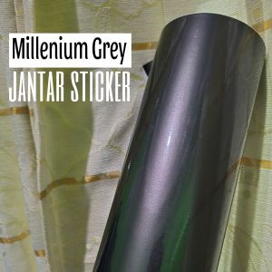 Sticker Scotlite Millenium Grey Candy Glossy Kualitas Premium Lebar 50 cm Stiker Skotlet Millenium Grey Skotlet Motor Skotlet Candy Skotlet Grey Skotlet Viral Harga Promo Bisa Cod