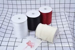 (20 mét) Dây ruy băng dùng để gói quà làm đồ thủ công chiều rộng 1cm sợi tuyết trong suốt. Nguyên liệu DIY