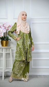 KEBAYA KOTA BHARU 9.0 - KEBAYA SULAM IRONLESS NURSING FRIENDLY READYSTOCK