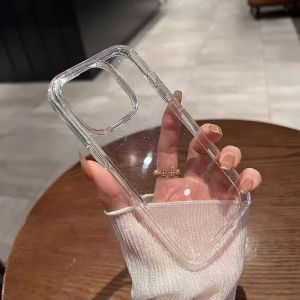 Shockproof Luxury Bling Glitter Transparent Phone Case for iPhone 16 15 Pro Max Soft TPU CoverClear