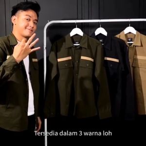 Jaket Pitter Canvas Casual Pria Premium - Wolv Street Wear