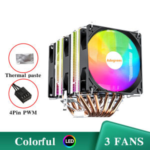 X99 CPU Air Cooler 6 Heat pipes 4PIN PC Processor RGB Radiator for Intel LGA 2011 1700 X79 X99 1150 1151 1155 1156 AM5 AM4 AM3