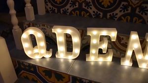 A-Z Alphabet Letter LED Lights Luminous Number Lamp Battery Warm Night Light for home Wedding Birthday Graduation 2026 2027 Party Decoration