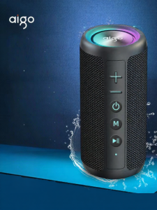 Aigo | Portable Outdoor Bluetooth Speaker with Large Volume Long Battery Life Waterproof for Camping And Home Use by Aigo