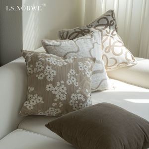 Ghế Sofa Đệm Mềm Mại Sang Trọng Phong Cách Kem Đệm Ghế Sofa Phòng Khách Đệm Ghế Sofa Họa Tiết Hoa Mềm Mại Sang Trọng