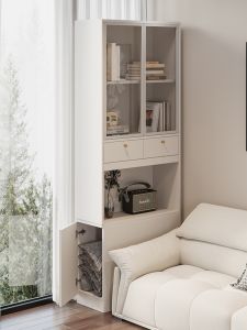 Simple Modern Bedroom Storage Nightstand Drawer Cabinet Wall Corner Utilization Wooden Eco Board Bedroom Organizer