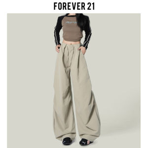 American Style High Waist Draped Wide Leg Casual Pants Womens Street Fashion Workwear Utility Pants City Walk Skinnies