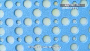 1Pc Bath Mat Extra Large Bath Mat Non Slip Bathtub Strong Suction Anti-Mold TPE Shower Mat