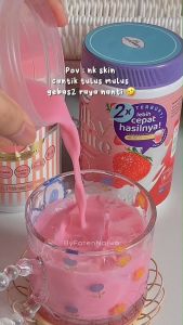 Chermes Brightening Strawberry Power Powder - Skin Whitening & Radiance Supplement