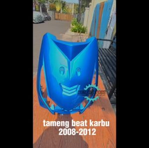 Tameng Depan Beat Karbu Lama 2008-2012 Biru Muda / Cover Lampu Honda Beat Karbu Lama