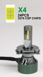 RAZMAXX 2Pcs H1 H4 LED H7 H8 H11 9005 HB3 9006 HB4 Canbus 120W 40000LM Car Headlight Bulb for Turbo Lamp Automobiles